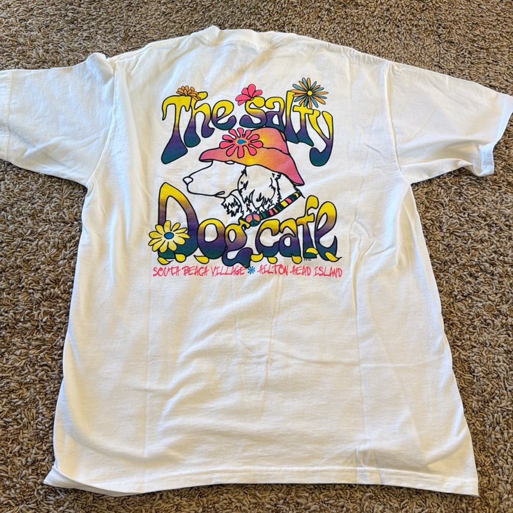 😎Salty Dog Cafe Graphic T-Shirt NWOT